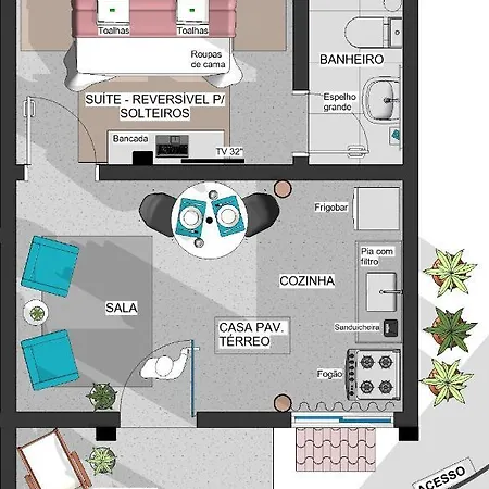 Casas No Centro Com O Sossego Da Roca - Hospedado Por Casa De Tijolinho Apartment Cunha Exterior photo